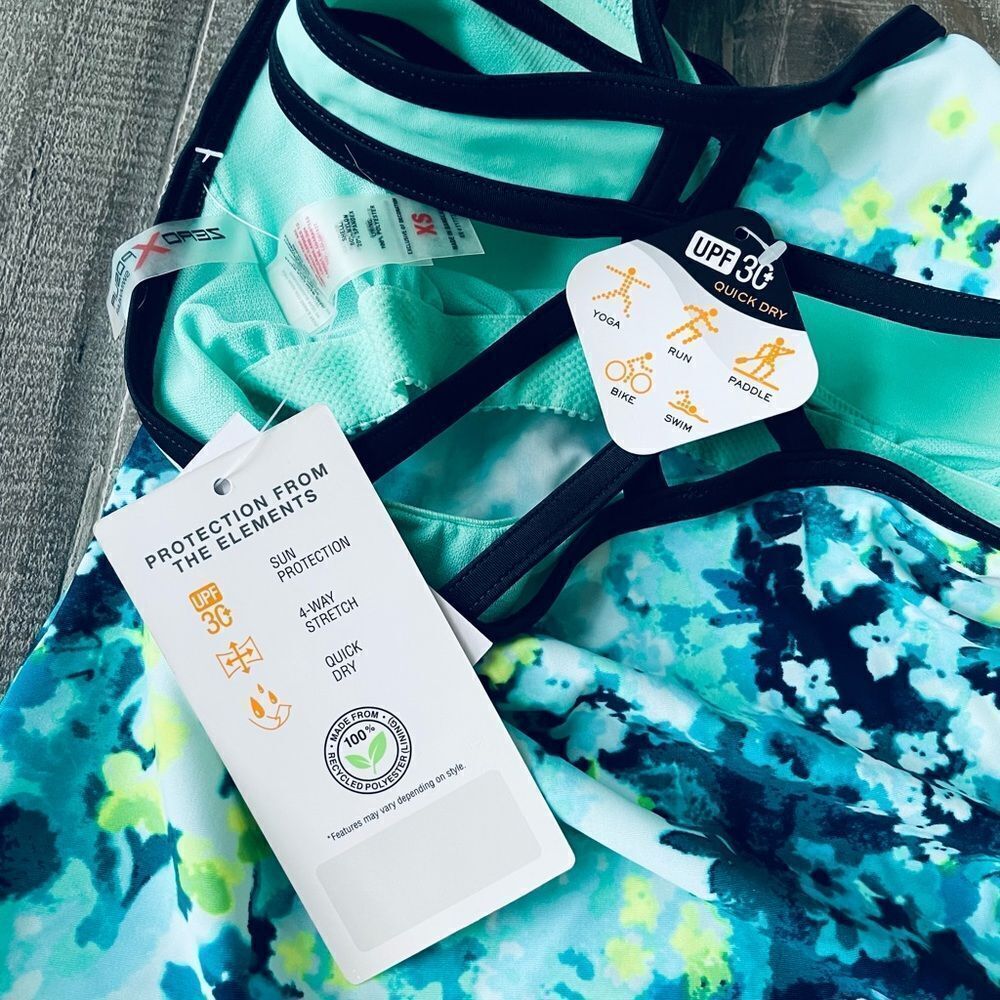ZeroXposur UPF Quick Dry Tankini Swim Active Tank Top XS - Picture 4 of 4